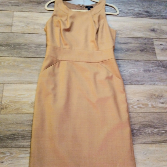 J. Crew Dresses & Skirts - J.Crew tan wool knee length dress